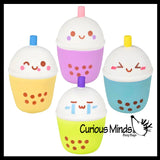 NEW - Bubble Tea Drink Squishy Squeeze Stress Ball Soft Doh Filling - Like Shaving Cream - Sensory, Fidget Toy