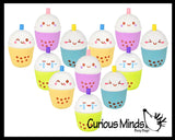 NEW - Bubble Tea Drink Squishy Squeeze Stress Ball Soft Doh Filling - Like Shaving Cream - Sensory, Fidget Toy