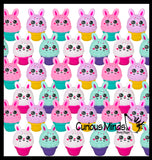 Bunny Ice Cream Cone - Soft Creamy Doh Filled Squeeze Stress Balls  -  Sensory, Stress, Fidget Toy Super Soft