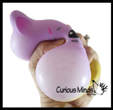 Bunny Ice Cream Cone - Soft Creamy Doh Filled Squeeze Stress Balls  -  Sensory, Stress, Fidget Toy Super Soft