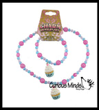Charm Bracelet and Necklace Set - Matching Charm Bracelet - Jewelry - Fun Fidget