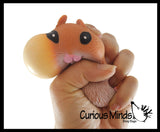 Chunky Cheek Hamster Stretchy and Squeezy Toy - Soft Doh Filled - Fidget Stress Ball Cute Hampster