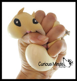 Chunky Cheek Hamster Stretchy and Squeezy Toy - Soft Doh Filled - Fidget Stress Ball Cute Hampster