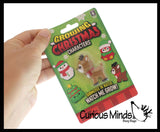 Christmas Grow a Character in Water - Add Water and it Grows Big - Fun Science Expanding Novelty Magic Absorbent Polymer Toy Winter Favor