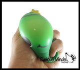 Christmas Soft Doh Squishy Balls - Christmas Tree and Snowman -  Soft Shaving Cream Doh Filled Stretch Ball - Ultra Squishy and Moldable Relaxing Sensory Fidget Stress Toy