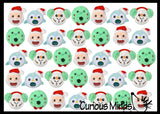 LAST CHANCE - LIMITED STOCK - Plush Christmas Themed Water Bead Filled Squeeze Stress Balls - Sensory, Stress, Fidget Toy Bubble Blow