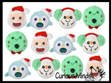 LAST CHANCE - LIMITED STOCK - Plush Christmas Themed Water Bead Filled Squeeze Stress Balls - Sensory, Stress, Fidget Toy Bubble Blow