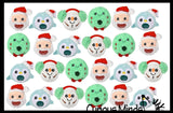 LAST CHANCE - LIMITED STOCK - Plush Christmas Themed Water Bead Filled Squeeze Stress Balls - Sensory, Stress, Fidget Toy Bubble Blow