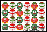 Christmas Winter Themed Sugar Ball - Thick Glue/Gel Syrup Stretch Ball - Ultra Squishy and Moldable Slow Rise Relaxing Sensory Fidget Stress Toy