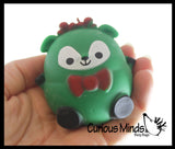 Christmas Winter Themed Sugar Ball - Thick Glue/Gel Syrup Stretch Ball - Ultra Squishy and Moldable Slow Rise Relaxing Sensory Fidget Stress Toy