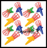 Click Ball and Catch Toy - Shoot Ball Up and Catch it In the Net - Ball Launcher Gun