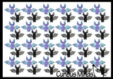 Cute Bat Plush Large Iridescent Stuffed Animals- Adorable Shiny and Colorful Plushie Halloween