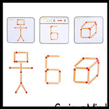 LAST CHANCE - LIMITED STOCK - SALE -Matchstick Men - Problem Solving Matching Educational Game