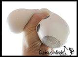 Dice Squishy Squeeze Stress Ball Soft Doh Filling - Like Shaving Cream - Sensory, Fidget Toy