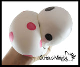 Dice Squishy Squeeze Stress Ball Soft Doh Filling - Like Shaving Cream - Sensory, Fidget Toy