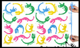 Dinosaur Fossil Animal Puffer Stretchy Noodle Toys - Dino Skeleton Bones - Fun Long Stretch Toys - Soft & Flexible - Fidget Sensory Toy - Stretchy Noodle String