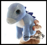 Cute Stegosaurus Dino Plush Stuffed Animals- Adorable Mini Plushie Stuffie - Dinosaur