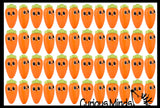Carrot - Creamy Doh Filled Squeeze Stress Balls  -  Sensory, Stress, Fidget Toy - Vegetable Easter