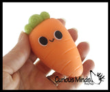Carrot - Creamy Doh Filled Squeeze Stress Balls  -  Sensory, Stress, Fidget Toy - Vegetable Easter