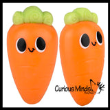 Carrot - Creamy Doh Filled Squeeze Stress Balls  -  Sensory, Stress, Fidget Toy - Vegetable Easter