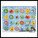 NEW - Rubber Duck Advent Calendar - 24 days of Ducky Fun - Christmas Gift Toy