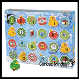 NEW - Rubber Duck Advent Calendar - 24 days of Ducky Fun - Christmas Gift Toy