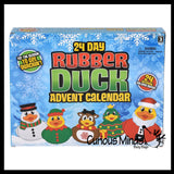 NEW - Rubber Duck Advent Calendar - 24 days of Ducky Fun - Christmas Gift Toy