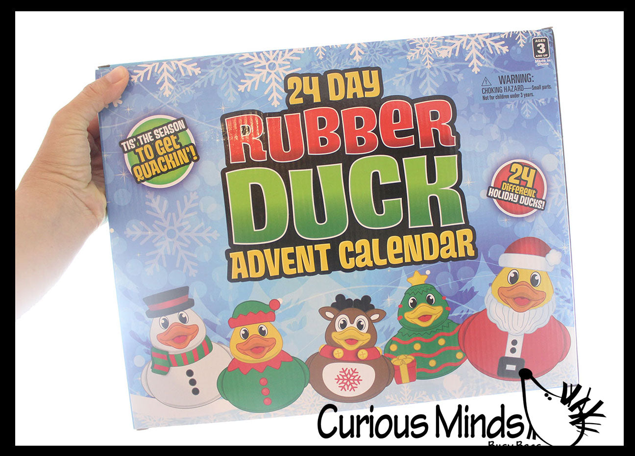 NEW - Rubber Duck Advent Calendar - 24 days of Ducky Fun - Christmas Gift Toy
