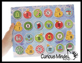 NEW - Rubber Duck Advent Calendar - 24 days of Ducky Fun - Christmas Gift Toy
