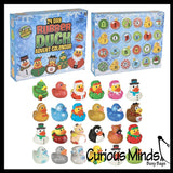 NEW - Rubber Duck Advent Calendar - 24 days of Ducky Fun - Christmas Gift Toy