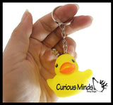 Rubber Ducky - Keychain Duck Toy - Decoration Duckie Clip On
