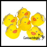 Rubber Ducky - Keychain Duck Toy - Decoration Duckie Clip On