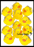 Rubber Ducky - Keychain Duck Toy - Decoration Duckie Clip On