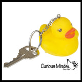 Rubber Ducky - Keychain Duck Toy - Decoration Duckie Clip On