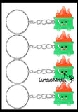 NEW - Dumpster Fire Figurines, Keychains, Stickers - Funny Emotional Support You Got This Office Toy
