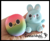 NEW - Easter Themed Creamy Doh Filled Squeeze Stress Balls - Chick, Egg, Bunny - Sensory, Stress, Fidget Toy