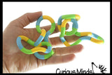 Twisty Turn Endless Fidget Snake - Infinity - Snaps Apart