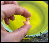 Fizzy Duck - Place Duck in Water and Watch it Fizz and Dissolve to Reveal a Surprise Mini Duck - Add Water Blind Bag Toy Fun Science Expanding Novelty Magic