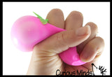 Fruit Soft Fluff- Creamy Doh Filled Squeeze Stress Balls  -  Sensory, Stress, Fidget Toy