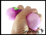 Fruit Soft Fluff- Creamy Doh Filled Squeeze Stress Balls  -  Sensory, Stress, Fidget Toy