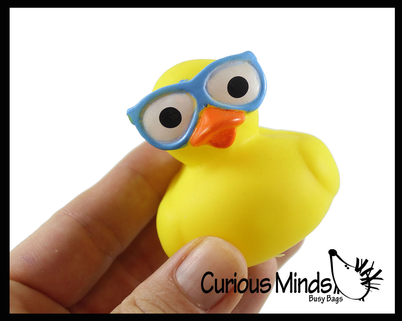 Funny Face 2" Rubber Ducks - Rubber Duckies - Cute Novelty Prize Reward Giveaway  Duck Gag X Ray Glasses, Mustache
