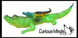 Jumbo Grow a Gator in Water - Add Water and it Grows up to 3ft - Alligator Crocodile Critter Toy