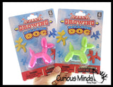 NEW - Grow a Balloon Dog Animal in Water - Add Water and it Grows Toy Fun Science Expanding Novelty Magic Absorbent Polymer Toy