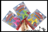 NEW - Grow a Balloon Dog Animal in Water - Add Water and it Grows Toy Fun Science Expanding Novelty Magic Absorbent Polymer Toy