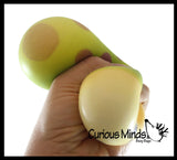 NEW - Mushroom Squishy Squeeze Stress Ball Soft Doh Filling - Like Shaving Cream - Sensory, Fidget Toy
