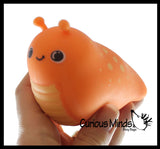 NEW - Slug Squishy Squeeze Stress Ball Soft Doh Filling - Like Shaving Cream - Sensory, Fidget Toy