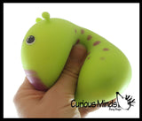 NEW - Slug Squishy Squeeze Stress Ball Soft Doh Filling - Like Shaving Cream - Sensory, Fidget Toy