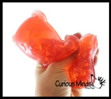 NEW - Gummy Bear Jelly Filled Stress Ball - Large Squishy Sensory Fidget Toy -  Gel Filling