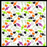 Halloween 72 Piece Sticky Toy Set -  Sticky Tumbling Skeletons - Bats - Mochi Characters - Trick or Treat (6 Dozen)