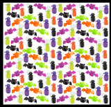 Halloween 96 Piece Small Toy Set - Mini Bubbles, and Sticky Bats - Trick or Treat (8 Dozen)